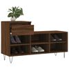 vidaXL Shoe Cabinet Brown Oak 102x36x60 cm Engineered Wood