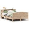 vidaXL Bookcase Bed without Mattress 140x190cm Solid Wood Pine