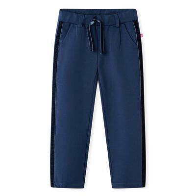 Kids' Pants with Black Trims Navy 92