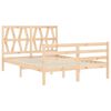 vidaXL Bed Frame without Mattress 140x200 cm Solid Wood