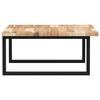 vidaXL Basin Shelf Wall Mounted Steel and Solid Wood Acacia