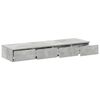 vidaXL Bed Drawers Concrete Grey 120 x 36.5 x 16.5 cm Engineered Wood