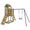 vidaXL Outdoor Playset | Natural wood | Vacuum pressure treated pinewood | Large