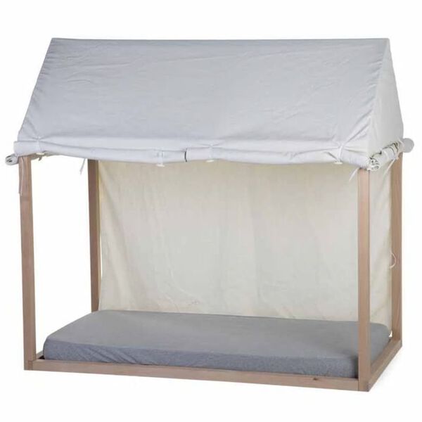 CHILDHOME Bed House Cover 150x80x140 cm White