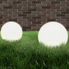 vidaXL LED Bowl Lamps 4 pcs Spherical 40 cm PMMA