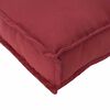 vidaXL Pallet Cushion Wine Red 200 x 40 x 8 cm Oxford Fbric
