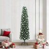 vidaXL Artificial Christmas Tree with 300 LEDs with Stand Green 210 cm