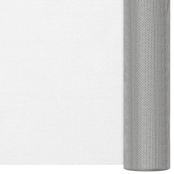 vidaXL Mesh Screen Stainless Steel 80x1000 cm Silver
