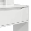 vidaXL Bedroom Dressing Tables High Gloss White 80 x 39.6 x 135 cm