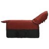 vidaXL Horse Blanket Bordeaux and Black 145 cm Polyester