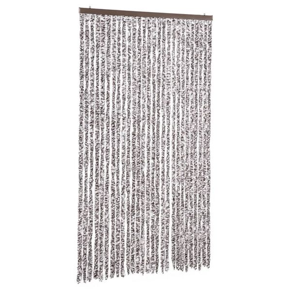 vidaXL Insect Curtain Brown and Beige 118x220 cm Chenille