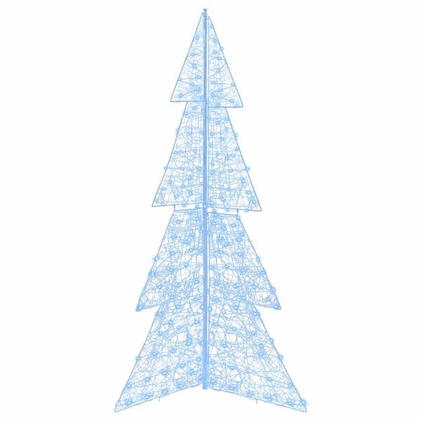 vidaXL Christmas Tree with 240 LEDs Cold White 180 cm Acrylic