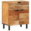 vidaXL Bedside Cabinet Brown 50 x 33 x 60 cm Solid Acacia wood
