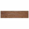 vidaXL Bench Natural 92 x 23.5 x 45.5 cm Solid Mahogany wood