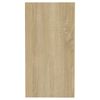 vidaXL Side Table Sonoma Oak 50x26x50 cm Engineered Wood