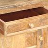 vidaXL Sideboard 110x35x75 cm Solid Mango Wood