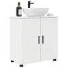 vidaXL Bathroom Cabinet White 61 x 35 x 64 cm Engineered wood & Metal