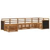 vidaXL Outdoor Sofa Set 6 pcs Natural Solid Acacia Wood