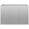 vidaXL Planter 120x80x80 cm Galvanised Steel