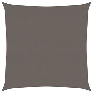 vidaXL Sunshade Sail 160 g/m&sup2; Anthracite 7x7 m HDPE