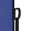 vidaXL Retractable Side Awning Blue 220x500 cm