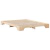 vidaXL Bed Frame Brown 160 x 220 cm Solid Pine Wood