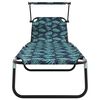 vidaXL Folding Sun Lounger 2 pcs Multicolour 190 x 57 x 81 cm Oxford