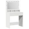 vidaXL Dressing Table White 78.5 x 41 x 135 cm Engineered Wood