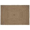 vidaXL Area Rugs Rectangular Grey 240 x 340 cm Jute