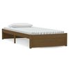vidaXL Bed Frame without Mattress Honey Brown Solid Wood 90x190 cm