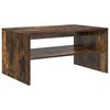 vidaXL Coffee Table Smoked Oak 80 x 50 x 40 cm Engineered Wood