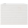 vidaXL Garden Planter White 110x60x45.5 cm Solid Wood Pine