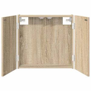 vidaXL Dartboard Cabinet Sonoma Oak 56 x 12 x 53.5 cm Engineered Wood