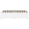 vidaXL Bed Frame without Mattress White Full Faux Leather