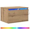 vidaXL Wall-mounted Bedside Cabinet 2 pcs Artisan Oak 50 x 36 x 30 cm