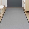 vidaXL Doormat Grey 115x500 cm
