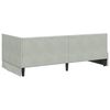 vidaXL Corner Bed Frame with Headboard Light grey 100 x 200 cm Velvet