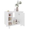 vidaXL Bathroom Cabinet High Gloss White 60x32x53.5 cm Engineered Wood