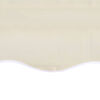 vidaXL Awning Top Sunshade Canvas Cream 4 x 3 m
