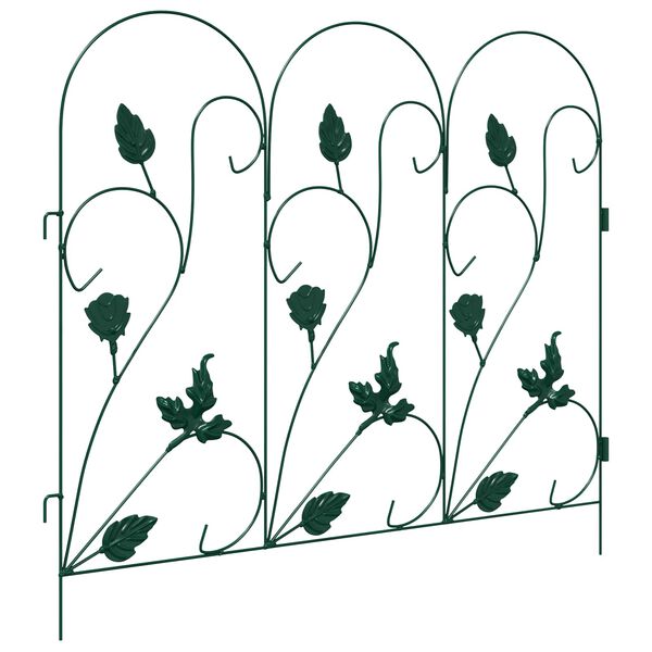 vidaXL Garden Fence Trellis Green 307 x 54.5 x 0.3 cm