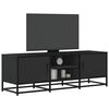 vidaXL TV Cabinet Black 120x35x41 cm Engineered Wood and Metal