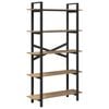 vidaXL Bookshelf 5-Tier 100 x 33.5 x 178 cm Engineered Wood