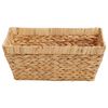 vidaXL Storage Baskets 2 pcs Natural 38 x 28 x 15 cm Water hyacinth