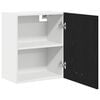 vidaXL Hanging Cabinet with Shelf Lyon 2 pcs Black Oak 50 x 31 x 60 cm