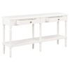vidaXL Sideboard White 150x35x77 cm Solid Wood