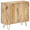 vidaXL Sideboard 80x30x75 cm Solid Wood Mango