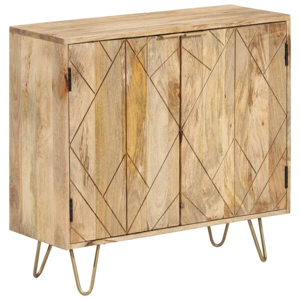 vidaXL Sideboard 80x30x75 cm Solid Wood Mango