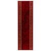 vidaXL Runner Rug FLORNES Woven Red PP 7 mm