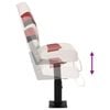 vidaXL Boat Seat with Pedestal Height Adjustable 360&deg; Rotatable