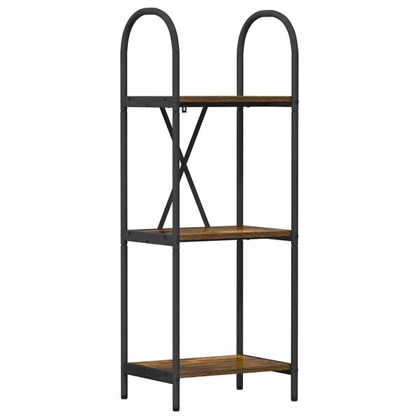 vidaXL Bookshelf Smoked Oak 40 x 30 x 109 cm Engineered wood